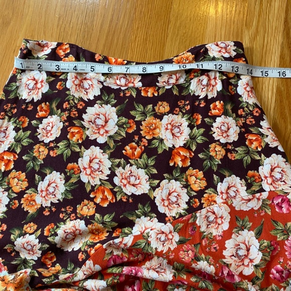 Anthropologie FARM Rio Maxi Patchwork Floral Skirt Size M - Picture 4 of 6